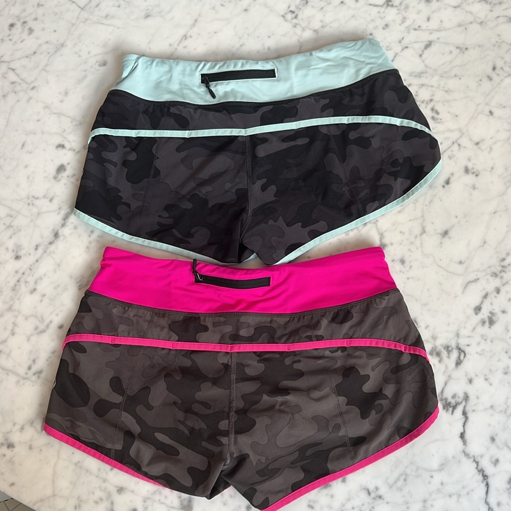 Lululemon🍋 Camo Speed Shorts - Picture 2 of 4